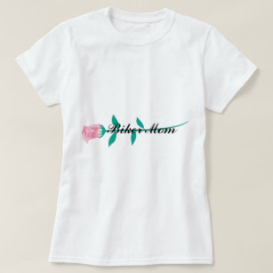 Biker Mum w/pinkrose 2 T-Shirt
