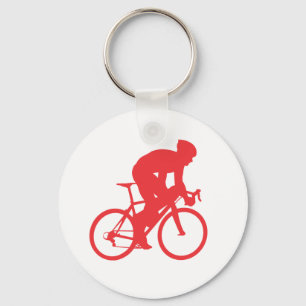 Biker Red key chain