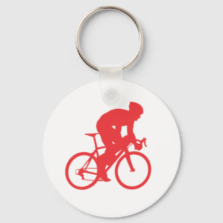 Biker Red key chain