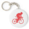 Biker Red key chain