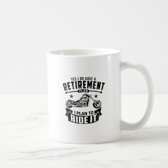 Biker Retirement Coffee Mug (Right)