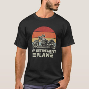 Biker Retro Motorcycle Rider Vintage Retirement T-Shirt