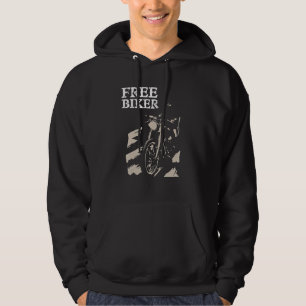 Biker Rocker Motorcycle Bike Biking Racing Motorcy Hoodie