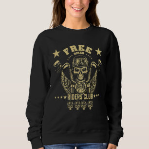 Biker Rocker Motorcycle Bike Biking Racing Motorcy Sweatshirt