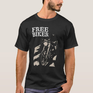 Biker Rocker Motorcycle Bike Biking Racing Motorcy T-Shirt