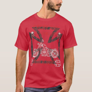 Biker Rocker Motorcycle Bike Biking Racing Motorcy T-Shirt