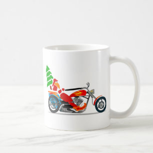 Biker Santa Coffee Mug