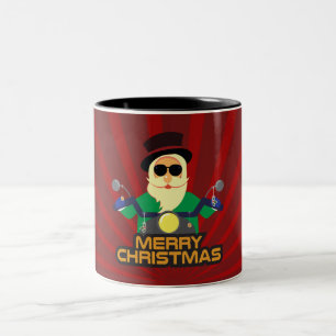 Biker Santa Mug
