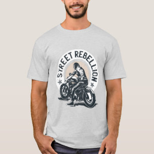 Biker Scorcher on a Motorcycle T-Shirt