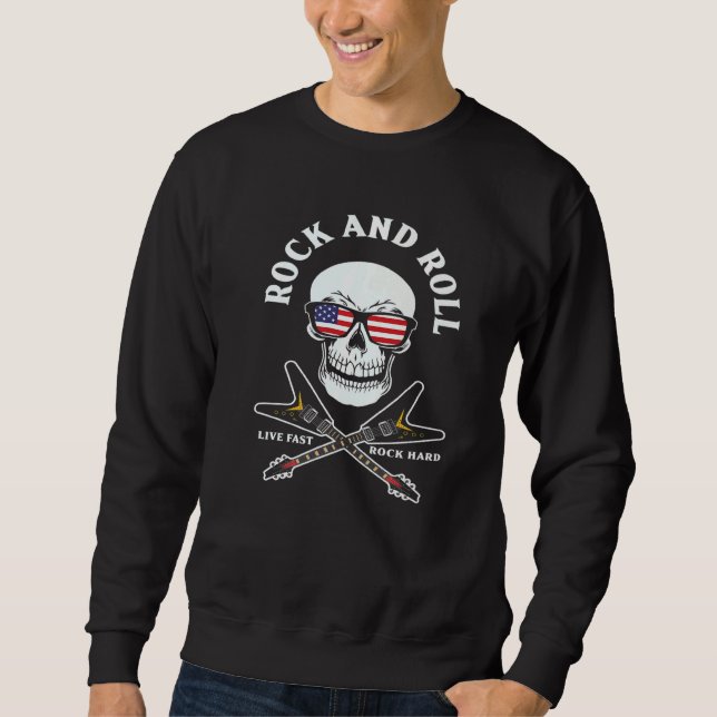 Biker Skeleton Death Mystic Bone  2 Sweatshirt (Front)