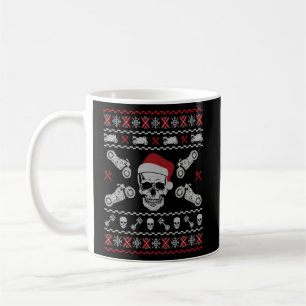 Biker Skull Funny Chirstmas  Motorbike Motorcycle  Coffee Mug