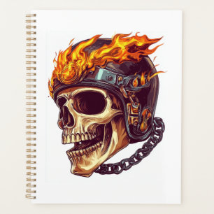 Biker Skull Reaper Planner