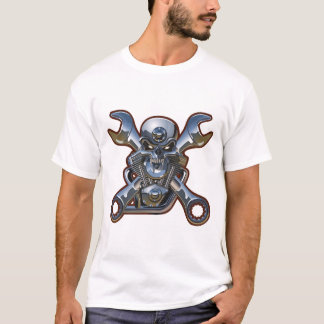 biker skull T-Shirt