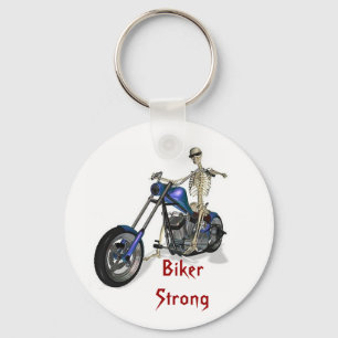 Biker Strong Key Ring