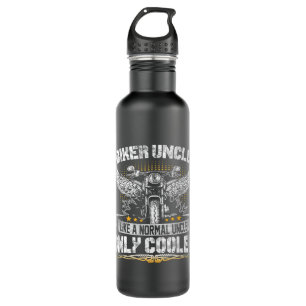 Biker Uncle Motorcycle Fathers Day for Fathers 710 Ml Water Bottle