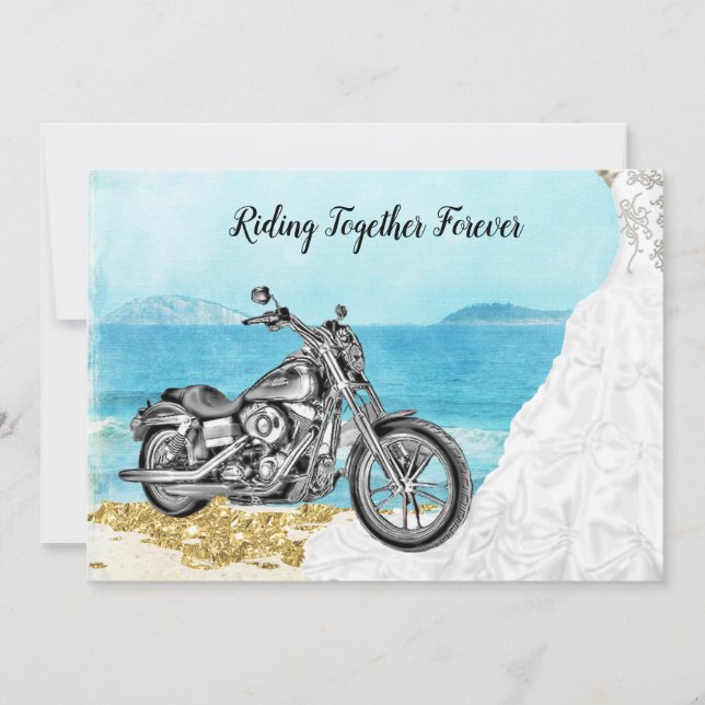 Biker Wedding Invitation (Front)