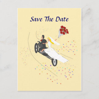 Biker Wedding Save The Date Invitation