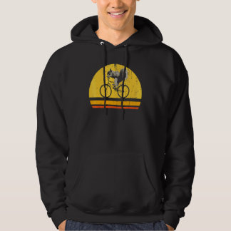 Biker Wildlife Forest Animal Nature Cycling Squirr Hoodie