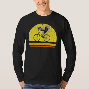 Biker Wildlife Forest Animal Nature Cycling Squirr T-Shirt