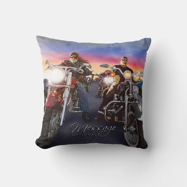 Bikers 1 Pillow (Front)