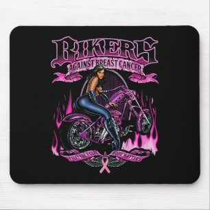 Bikers Against Breast Cancer Fight For A Cure Hope Mouse Mat