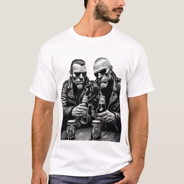 Bikers And Beers T-Shirt (Front)