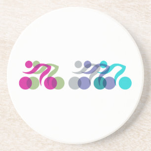 Bikers cool logo coaster