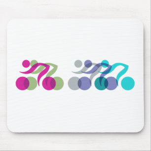 Bikers cool logo mouse mat
