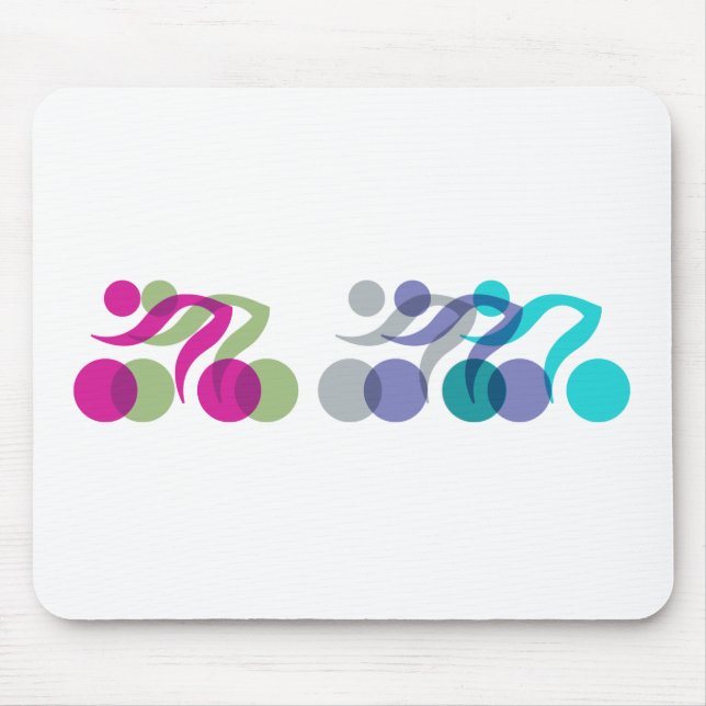 Bikers cool logo mouse mat (Front)