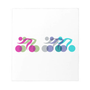 Bikers cool logo notepad