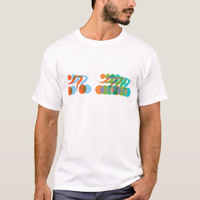 Bikers, Cyclers Freaks T-Shirt (Front)