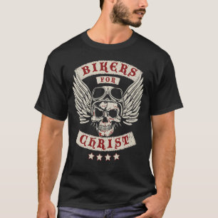 Bikers for Christ Christian Motorcycle Patch T-Shirt