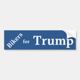 Bikers for Trump Bumper Sticker. Sticker