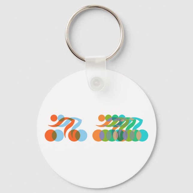 Bikers Freak Key Ring (Front)