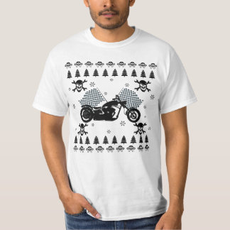 Bikers Motorcycle Skulls Ugly Holiday Sweater