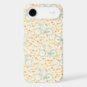 Bikes and Flowers Pattern Design
