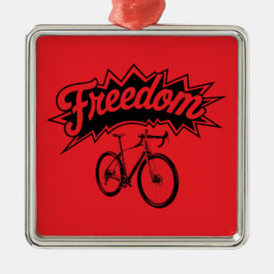 Bikes Are Freedom Metal Tree Decoration