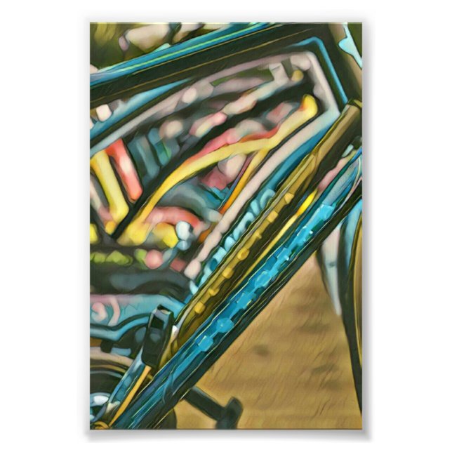 Bikes artwork photo print (Front)