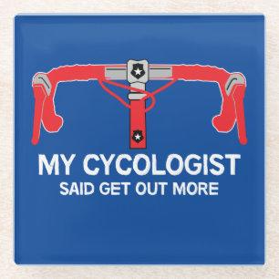 Bikes - Bicycles - Bike Racing - Life Behind Bars Glass Coaster