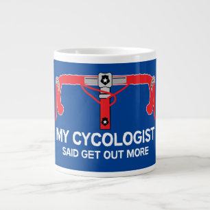 Bikes -  Bicycles - Bike Racing - Life Behind Bars Large Coffee Mug