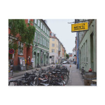Bikes in Old Copenhagen Street