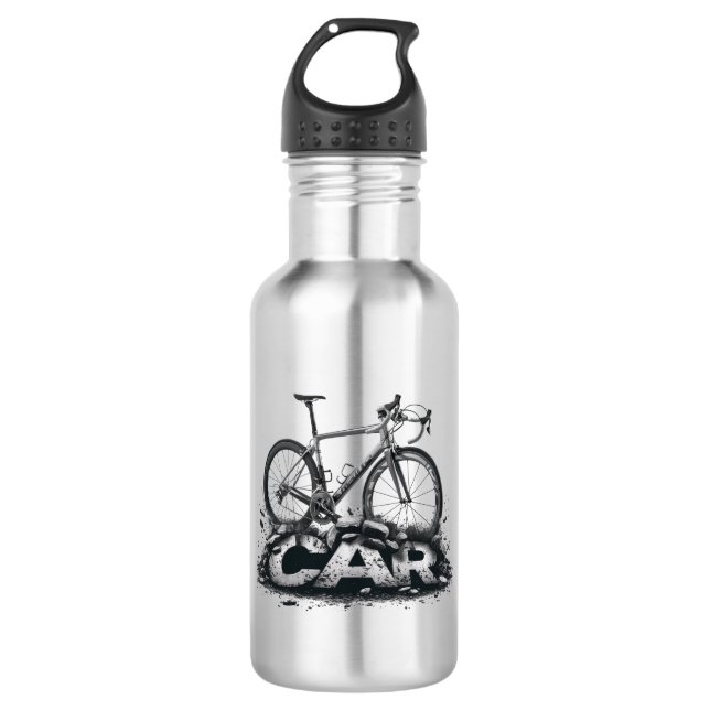 Bikes Over Cars 532 Ml Water Bottle (Front)