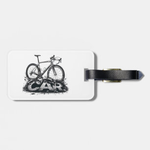 Bikes Over Cars Luggage Tag