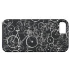 Bikes pattern in black and white