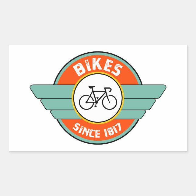 Bikes, Since 1817 Rectangular Sticker (Front)