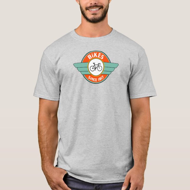 Bikes, Since 1817 T-Shirt (Front)