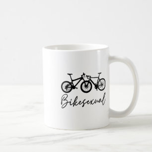 Bikeual Bike Lover Cycling Mountain Bike Biking Lo Coffee Mug