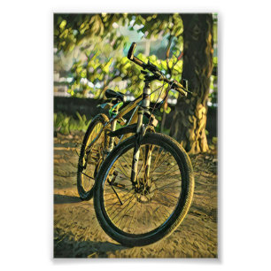 Biking Artwork Photo Print