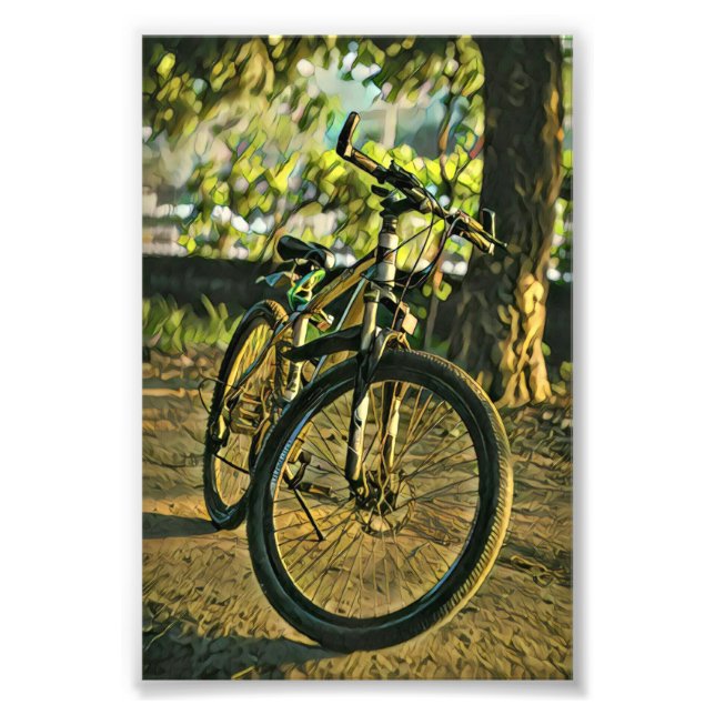 Biking Artwork Photo Print (Front)