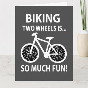 Biking Bicycle Cycling Cyclist Biking Card